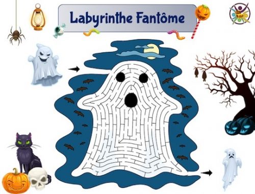 Labyrinthe fantôme Halloween