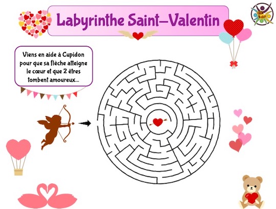 labyrinthe Saint-Valentin