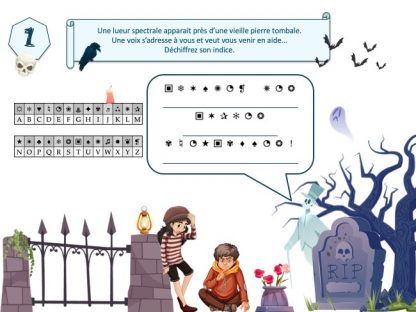 Escape game dans un cimetière pour enfants de 6-7 ans