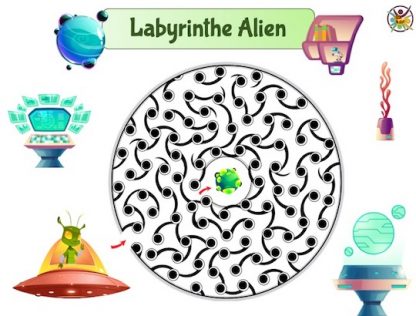 jeu de labyrinthe Alien