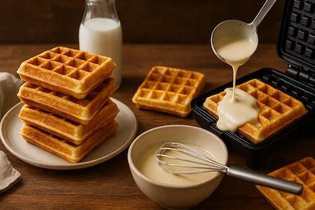 Recette pâte à gaufre maison facile pour goûter d’anniversaire