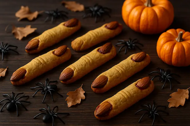 Doigts de sorcière sablés – Recette Halloween facile