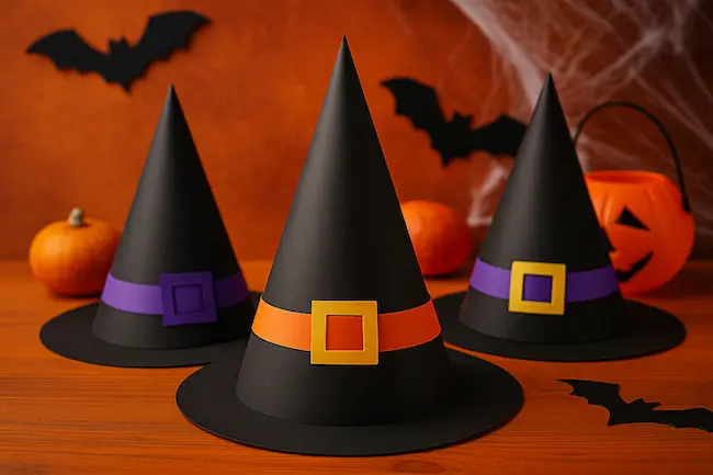 Fabriquer un chapeau de sorcière en papier