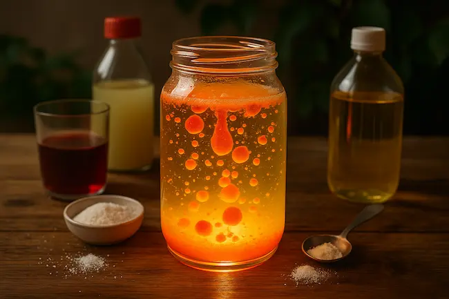 Fabriquer une lampe à lave maison : expérience scientifique simple et fascinante