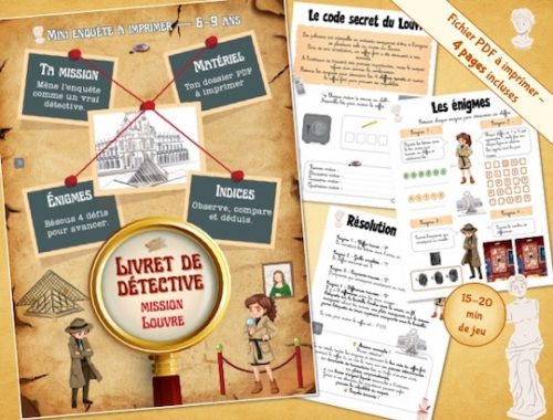 Livret Détective au Louvre