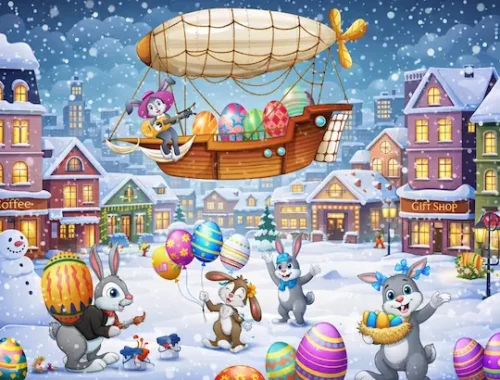 Kit jeu mystère Pâques pour enfants