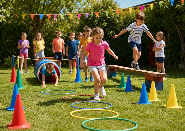 Parcours du combattant pour enfants : idées et règles