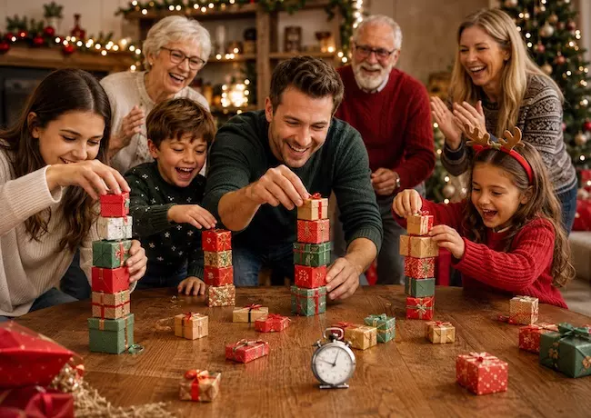 Jeu Une minute pour gagner Noël avec 12 défis