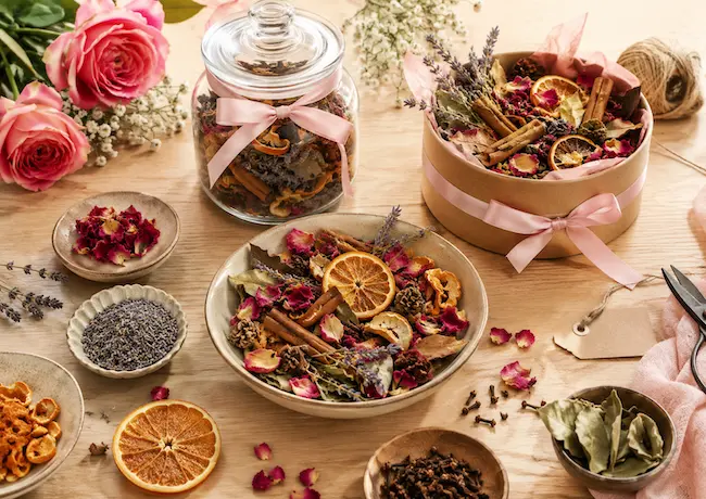 Fabriquer un pot-pourri maison avec les enfants