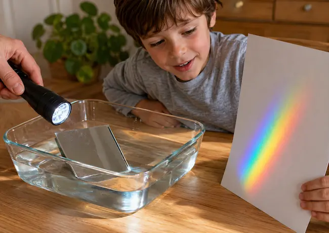 Comment créer un arc-en-ciel à la maison ?