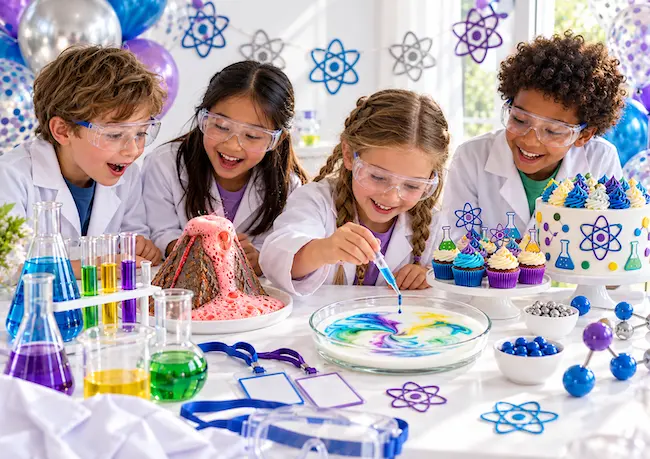 anniversaire scientifique enfant