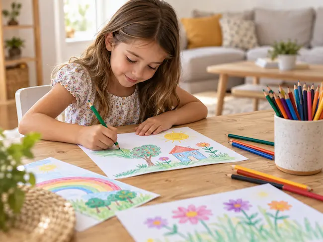 Coloriage pour enfant selon l’âge