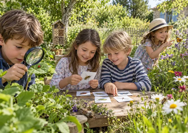 trouver des jeux sur le thème des insectes pour les enfants