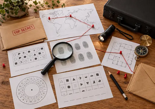 Kit espionnage à imprimer pour enfants | Jeu PDF