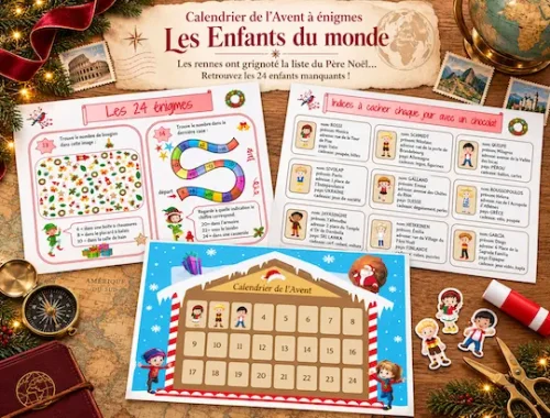 calendrier de l'Avent des enfants du monde